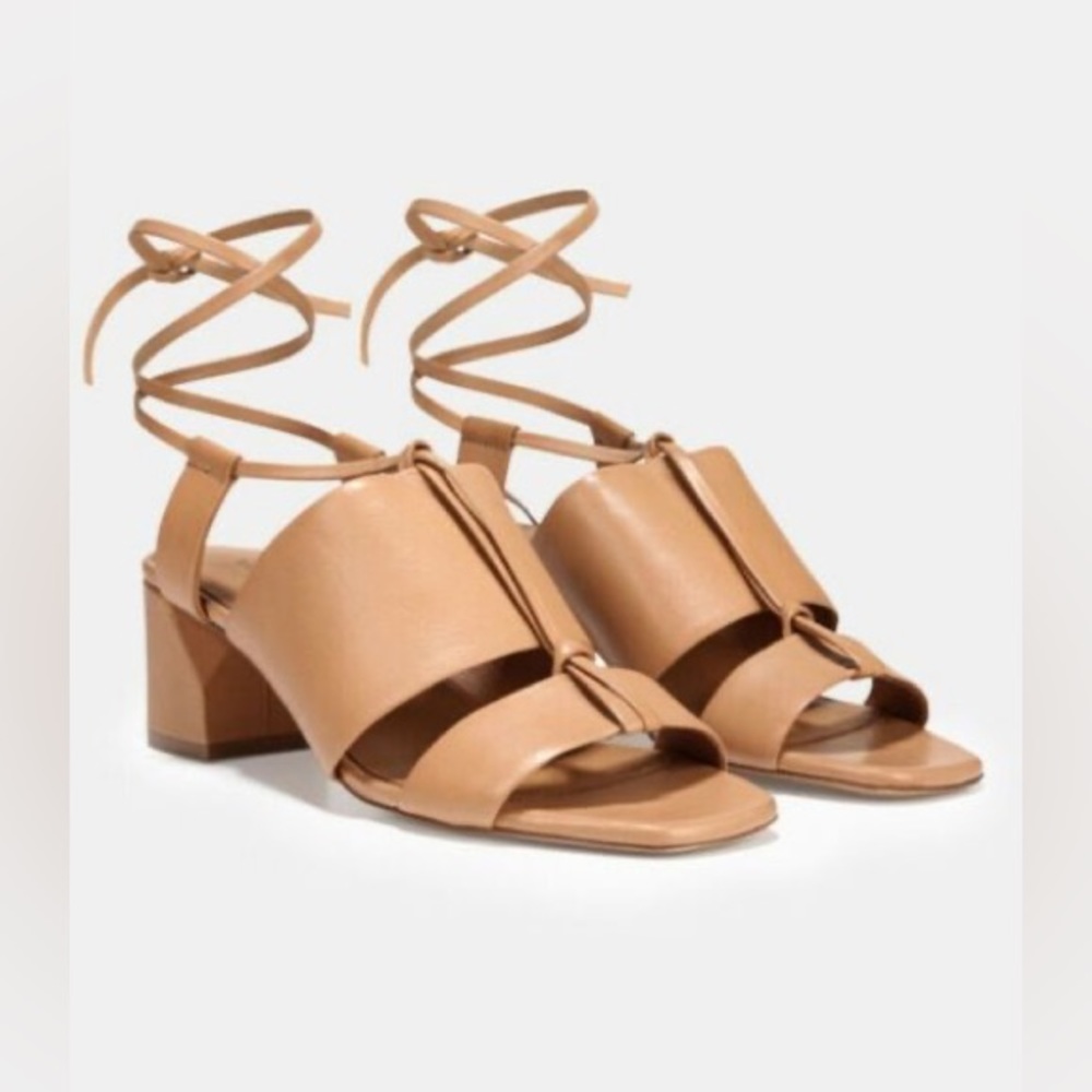 Tie leather Sandals - Vince Women's Dunaway - Leather and very comfortable